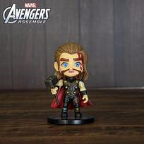 Marvel Avengers Action Figures Blind Box, Batman Iron Man Spider-Man Captain America Toys, Collectible Model Ornaments for Kids & Fans 10cm ruda/raudona