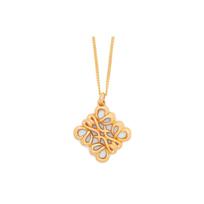 Loewe Anagram Mažas Sidabrinis Pakabukas 925 Sidabro Karoliai Moteriški karoliai J821241X18 Gold,F