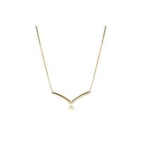 Pandora Elegant Solid Color 18K Gold Necklace Unisex necklaces 367803 Box