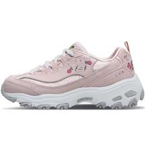 Skechers DLites 1.0 Audinys Sintetinė oda Karvės skeltinė oda Retro Laisvalaikio Patvarūs žemi sportbačiai Moteriškas sportbačio modelis Šviesiai rožinis 11977-LTPK 36