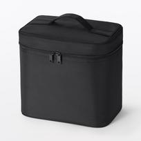 MUJI Recycled Nylon Makeup 24 x x 23 76811923 Box, Black, Medium, Approx. 16.5 cm, juoda