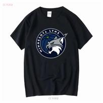 WNBA Minnesota Lynx Mens Crew Neck T Shirt Size M Long or Short Sleeves Vintage Washed Designer Clothes Breathable Graphic S įvairiaspalvis
