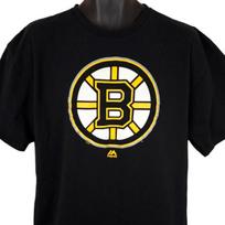 Boston Bruins 100% Cotton T-shirt Mens Tees Top Mens Size XL Black NHL Hockey Majestic Massachusetts S įvairiaspalvis