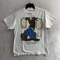 Universal Studios Vyrų Marškinėliai Popeye Jūreivis Baltas Grafinis M Medvilninis Apvaliu Kaklu 5XL įvairiaspalvis