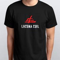 LACUNA COIL 100% Cotton T-shirt Mens Tees Top All Sizes S M L XL XXL Colours Black, White S įvairiaspalvis