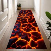 Magmos rašto ilgas kilimas Vizualus 3D skylės įtrūkio kilimas Namų koridorius Namų dekoravimas Veranda Įėjimas Dengtas kilimėliu 40X120CM