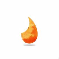 Acoustic Guitar Pickguard Universal Fit Self Guard Easy to Install Teardrop Design Watercolor Orange