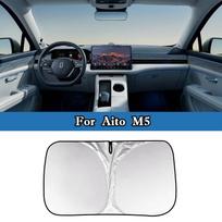 For Huawei Aito M5 M7 M8 M9 Car Windshield Sunshade Cover Foldable Front Window Sun Visor Blocks UV Refletive Protector Cover