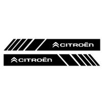 AAMD1 -20*2cm Automobilio šoninio veidrodėlio juostelė Lipdukas Transporto priemonės kėbulo aksesuarai Citroen C1 C2 C3 C4 C5 C6 C8 C4L DS3 DS4 DS5 juoda