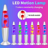 Magma - Lampe à lave rouge 34 cm, 25 W (ampoule R39 incluse) raudona