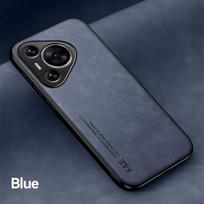 Atsparus smūgiams dėklas, skirtas Huawei Pura 70 Ultra P70 Pro apsauginis dangtelis Integruotas magnetinio įsiurbimo automobilio laikiklis Tekstūruotas verslo pilnas apsauginis dangtelis Huawei Pura 70 žalia