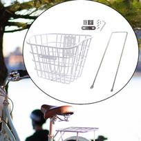 Bike Basket Bicycle Detachable Luggage Storage Cargo for Mountain Sports balta