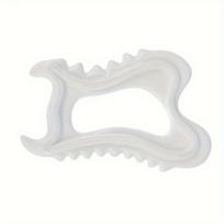 Keraminis Gua Sha masažo įrankis – 1 vnt stačiakampio formos giliųjų audinių ir trigerinių taškų terapijai – nešiojama kūno ir veido terapija 1pc white