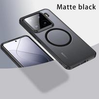 Magsafe magnetinis akrilinis kompiuterio dėklas, skirtas Xiaomi 15 Pro Mi15 smūgiams atsparus belaidžio įkrovimo matinis dangtelis, skirtas Xiaomi 14T 14 T 14pro 13T 13 T Shell For Xiaomi 13T Pro balta