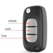 SILY 2/3 Buttons Remote Car Key Shell Case Cover Fob For Mercedes Benz Smart Fortwo 453 Forfour 2015 2016 2017 Folding Key