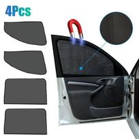 4X Magnetic Car Window Sun Shade Cover Mesh Shield UV Protection Car Accessories