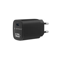 Gembird TA-UC-1C-PD60LCD-01-BK 60W USB Type-C fast charger, LCD, black | Gembird