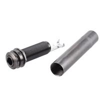 Acoustic Electric Guitar 6.35mm 1 4 Inch Mono Output End Pin Endpin Jack Socket Plug with 65mm Rear Cover Copper