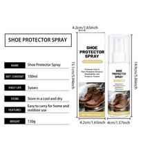 Shoe Protector Spray Waterproof & Stain Resistant Quick Dry Water Shield for Leather Fabric Mesh Canvas Boots Sneakers Footwear