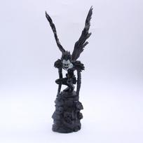 26cm Anime Death Note Official Movie Guide L Killer Ryuuku Ryuk with Skull Base PVC Action Figures Toys