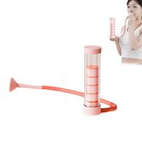Breathing Exercise Device Abdominal Trainer Deep Breathing Dumbbell for Men Women Adults Lung Capacity Training rožinė