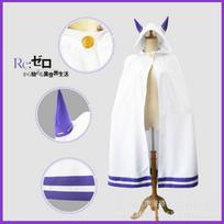 Re from scratch another world life Emilia cosplay costume female, anime cosplay costume XS