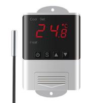 Termostatas Humidistatas Temperatūros Drėgmės Valdiklis Inkubatoriaus Termoreguliatorius 1 black