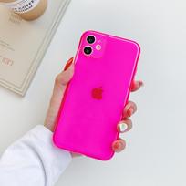 Neono Fluorescencinės Spalvos Telefono Dėklas iPhone 17 Air 16 15 14 Plus 13 12 Mini 11 Pro Max XS X XR Skaidrus Minkštas TPU Skaidrus Dangtelis For iphone 13