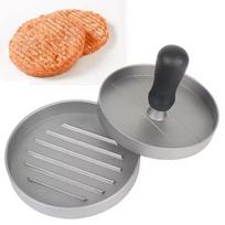 Burger Press for Kitchen BBQ Grill - Non-Stick Aluminum Patty Maker & Hamburger Meat Tool