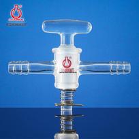 Lianhua Dual-Action PTFE Glass Stopcock Valve LH-285-S