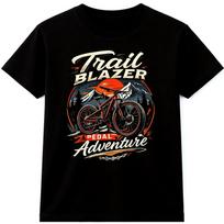 Mountain Bike MTB T Shirt Downhill Freeride Bike Park Cycling Graphic Tee S įvairiaspalvis