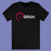 Linux Debian Men's Black Size S-3XL S įvairiaspalvis