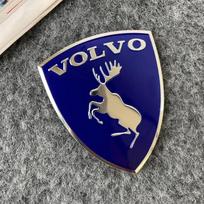 AAKT1 3D Metalinis Briedžio Skydas Kūrybiškas Automobilio Emblema Kėbulo Dekoratyviniai Lipdukai Volvo XC60 XC90 S60 S90 V60 XC40 V50 S80 Automobilių Aksesuarai