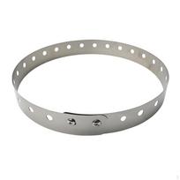 Dujinės viryklės vėjo apsauga, Reguliuojamas nerūdijančio plieno metalinis barjeras, Lauko gaminimui H4cm D30cm H4cm D30cm