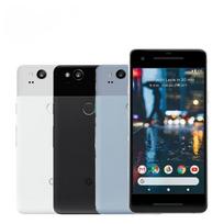 Atnaujintas Google Pixel 2 Originalus 4GB RAM 64GB/128GB ROM Vienos SIM kortelės 4G LTE Atrakintas Piršto atspaudo išmanusis telefonas 64GB balta