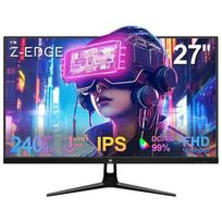 Z-EDGE UG27PJ Gaming PC Screen 27 inches 240 Hz, IPS LED FHD 1080P 2x HDMI 2.0 and 2x DP 1.4, 400 cd/m FreeSync Monitor - Black