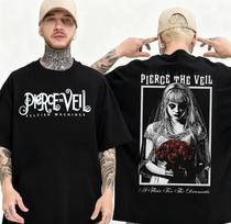 Pierce The Veil Vintage T-Shirt Rock Concert Merch Vintage Graphic Tee Alternative Metal Music Apparel Unisex Fan Gift Tee Tops S įvairiaspalvis