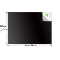 Waterproof Blackout Window Cover Reusable Window Privacy Film New Blackout Blinds  Living Room 145x100cm