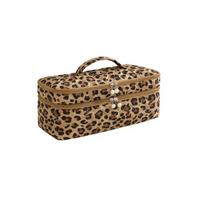 Dust-proof Double Layer Hair Dryer Bag Large Capacity Curler Storage Bag  Hair Styling Tools Leopard Print
