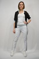 Women's three-piece suit SOGO 1674 S Black + Gray S juoda balta spalva