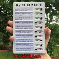 Memo Chore Chart Reusable RV Checklist Care My Plan Chores Self-disciplined Checklist Life Elder List RV