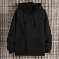 Women's Fleece Sweatshirts Hip Hop Streetwear Classic Casual Solid Color Hoody Outwear Zipper Sportswear S juoda