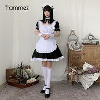 Yosuga no Sora Kasugano Sora Anime Maid Cosplay Costume - Black and White 3XL juoda