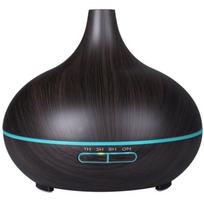 Buitinis difuzorius, didelės talpos, aromaterapinis difuzorius su nuotolinio valdymo pultu, tinkamas viešbučiams, SPA centrams, jogos kambariams - drėkintuvas su 7 spalvų LED European standard black