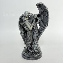 New Resin Statue Fallen Angel Kiss of Death Party Ornament Ornament