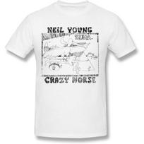PAYYAND Men's Zuma Neil Young T-shirt White S S balta