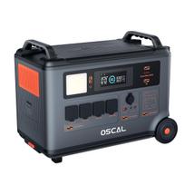 Oscal PowerMax 6000 6000W elektrinė, 3600Wh LFP baterijos elektrinė, 14 lizdų, 3500+ gyvavimo ciklų, išmanus valdymas per programėlę juoda
