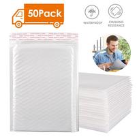 50Pcs Bubble Mailers Padded Envelopes Lined Poly Mailer Self Seal balta