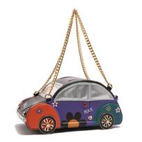 Miela kontrastinga automobilio krepšio krepšys naujas japoniškas animacinis mergaitės užsienietiškas universalus crossbody grandinėlės dėžutės krepšys juoda