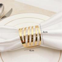 Table Decoration Accessories Versatile Wedding Napkin Rings Alloy Napkin Rings Napkin Rings For Party Decorations Formal Dinners